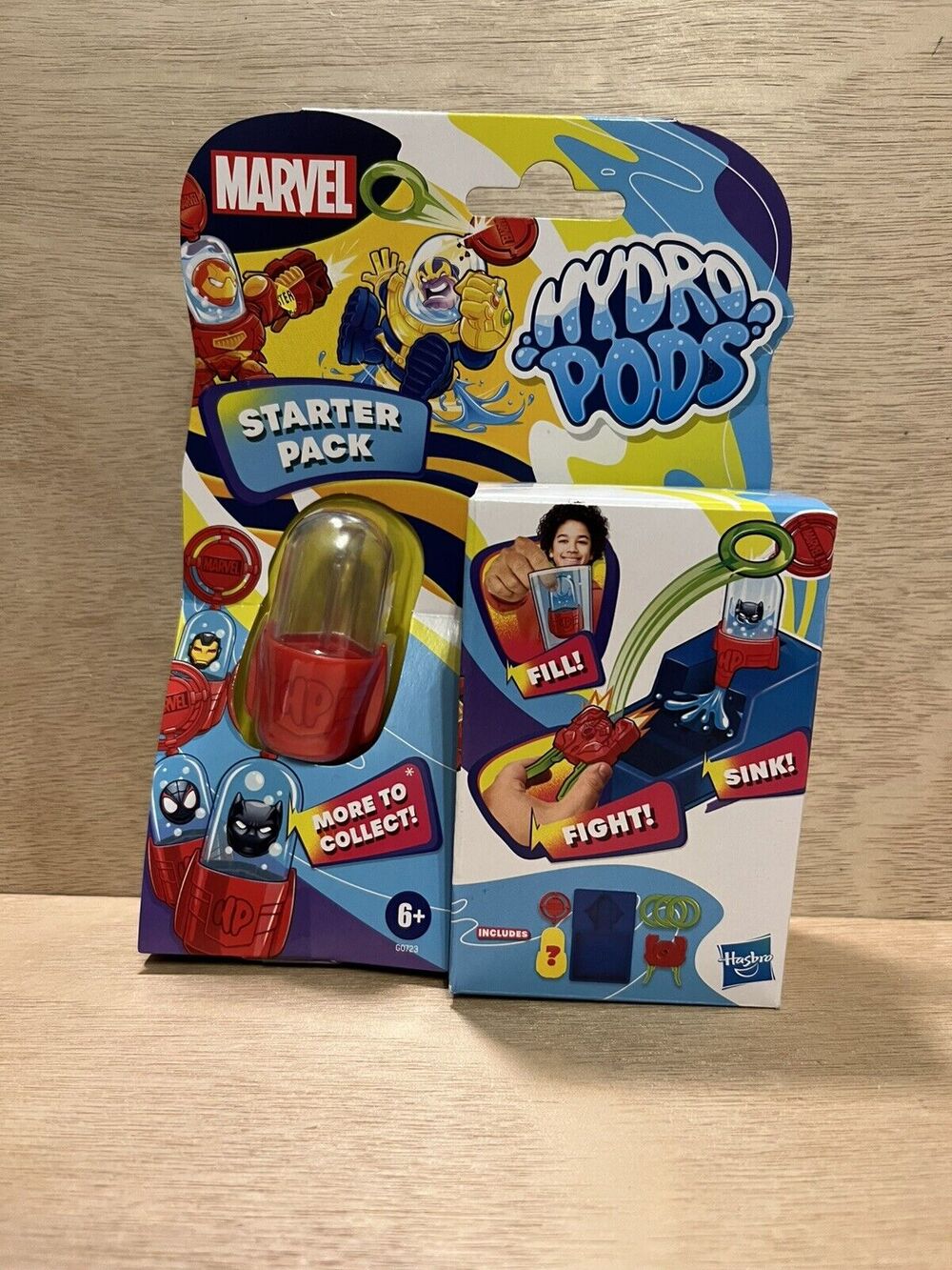Hasbro Inc. Hydro Pods Marvel Starter Pack